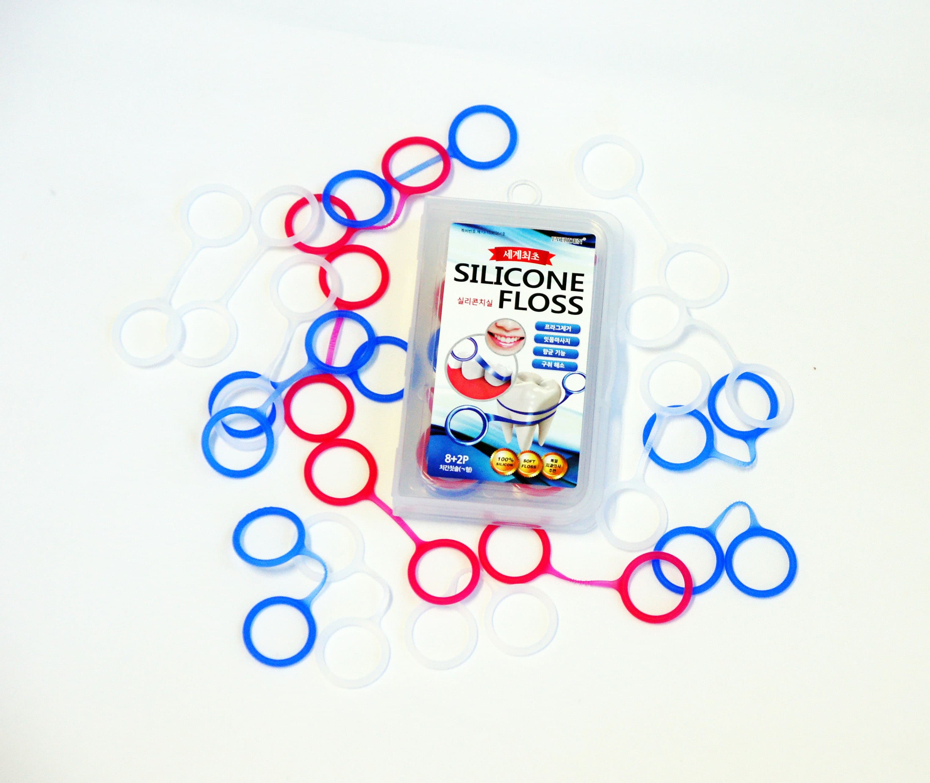 Silicone dental floss